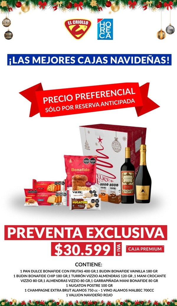 CAJAS NAVIDEÑAS PREMIUM