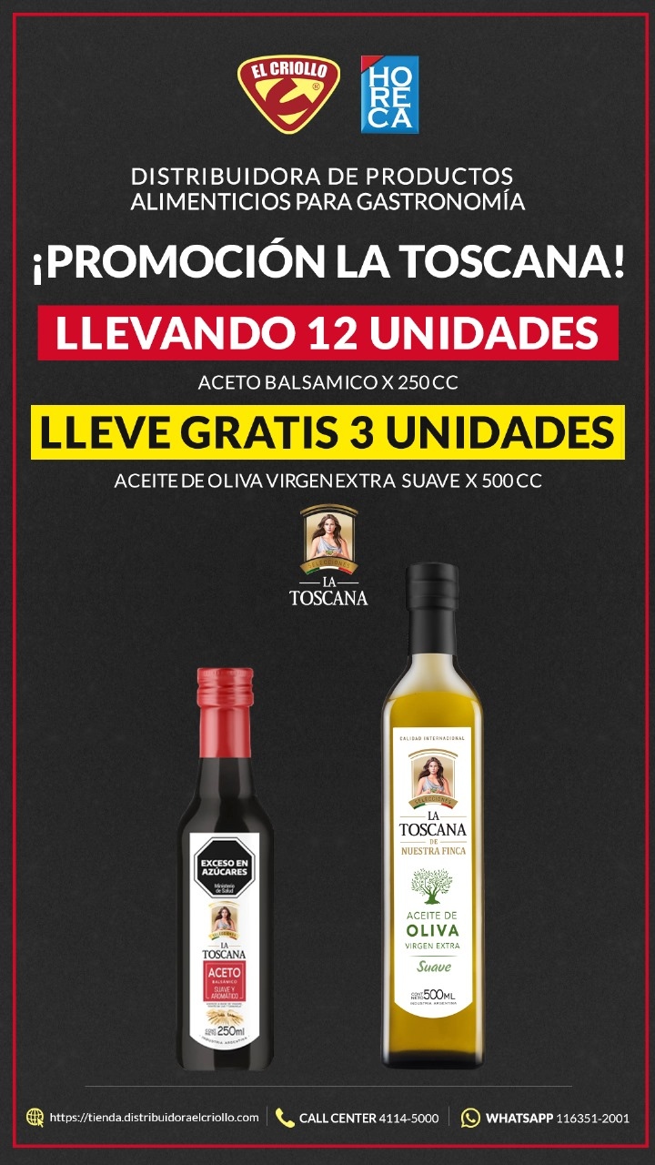 ¡PROMO LA TOSCANA!