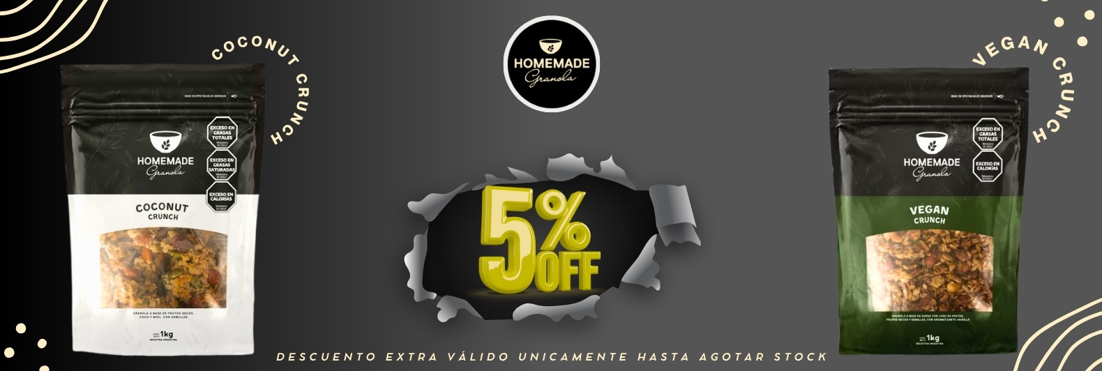 OFERTA GRANOLA HOMEMADE