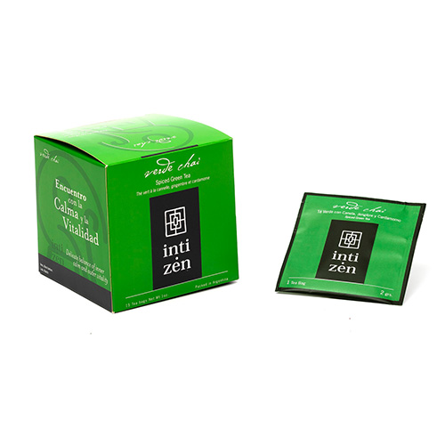 0438 TE INTI ZEN VERDE CHAI X 15 UDS                                                                                                                                                                                                                           