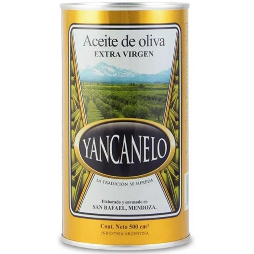 0501 ACEITE DE OLIVA EXTRA VIRGEN YANCANELO LATA 500 CC                                                                                                                                                                                                        