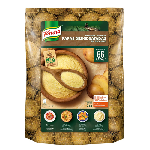 0912 PURE DE PAPAS KNORR X 2 KG SIN TACC                                                                                                                                                                                                                       