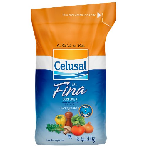 0917 SAL FINA CELUSAL PAQUETE X 500 GR                                                                                                                                                                                                                         