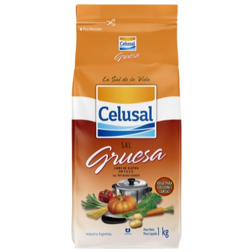 0957 SAL GRUESA CELUSAL X 1 KG                                                                                                                                                                                                                                 