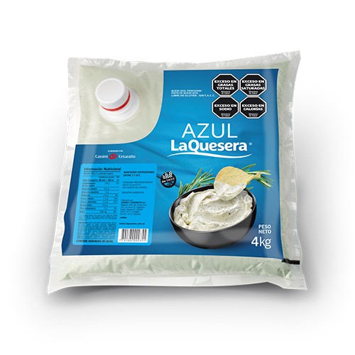 1008 PASTA UNTABLE QUESO AZUL LA QUESERA X 4KG SIN TACC                                                                                                                                                                                                        