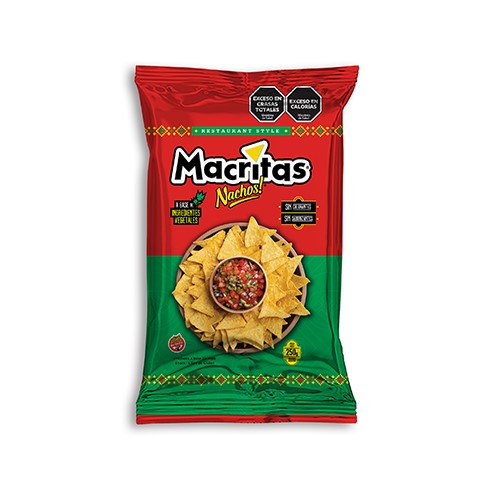 1074 NACHOS MACRITAS 15 X 250 GRS                                                                                                                                                                                                                              