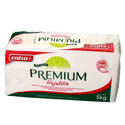 1191 MARGARINA HOJALDRE PREMIUM CALSA X 5 KG                                                                                                                                                                                                                   