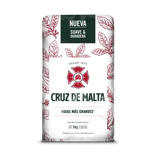 1410 YERBA MATE CRUZ DE MALTA TRADICIONAL X 1 KG                                                                                                                                                                                                               