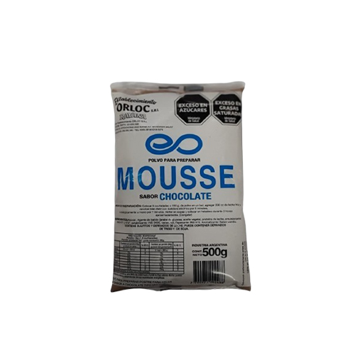 15160 MOUSSE CHOCOLATE ORLOC X 500 GR                                                                                                                                                                                                                           