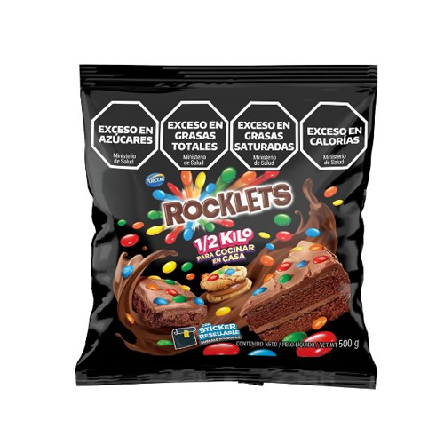 15296 CHOCOLATE CONFITADO ROCKLETS X 500 GR                                                                                                                                                                                                                     