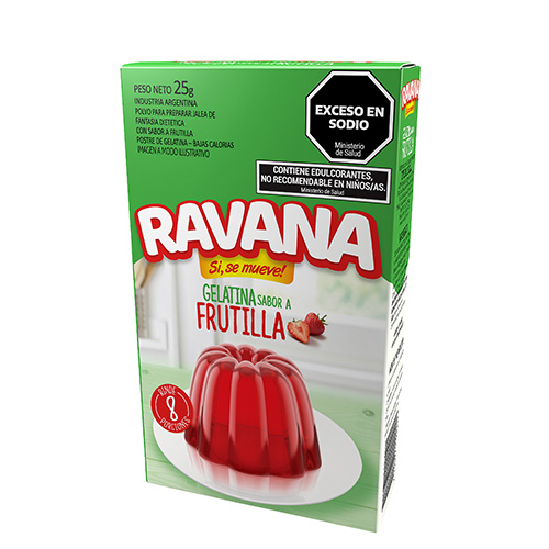 15329 GELATINA LIGHT FRUTILLA RAVANA X 25 GR                                                                                                                                                                                                                    