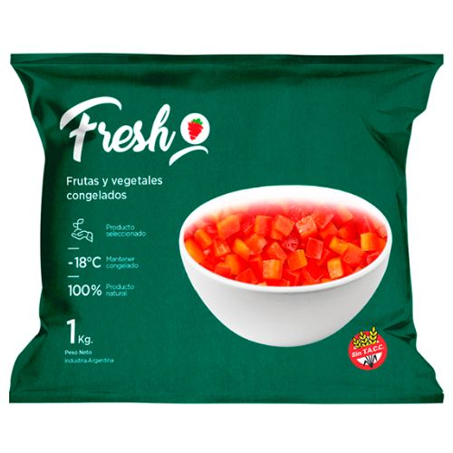 15561 MORRON CUBETEADO CONGELADO FRESH X 1 KG                                                                                                                                                                                                                   