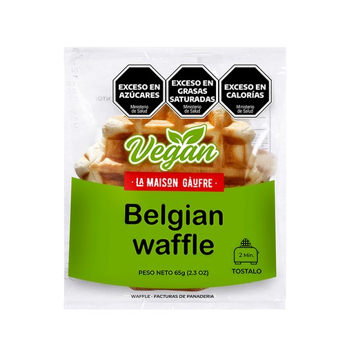 15602 WAFFLE BELGIAN VEGAN X 65 GR X 60 UDS                                                                                                                                                                                                                     