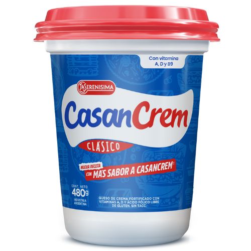 15608 CASANCREM QUESO BLANCO CLASICO X 480 GR SIN TACC                                                                                                                                                                                                          