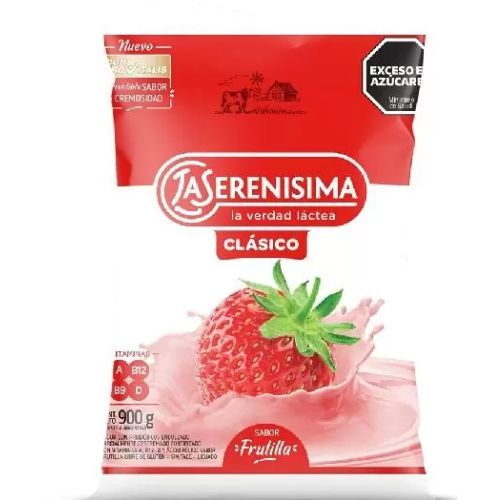 15612 YOGUR LA SERENISIMA FRUTILLA CLASICO X 900 GR                                                                                                                                                                                                             