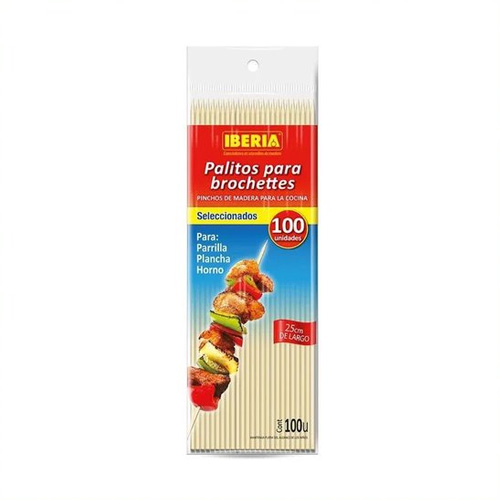 15617 PALITOS BROCHETTES IBERIA X 100 UDS                                                                                                                                                                                                                       