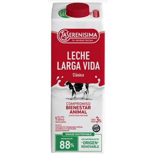 15647 LECHE ENTERA LA SERENISIMA X 1 LT SIN TACC                                                                                                                                                                                                                