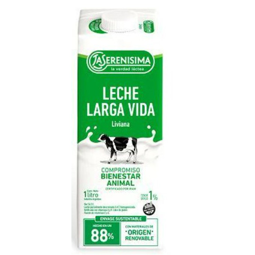 15648 LECHE DESCREMADA LA SERENISIMA X 1 LT SIN TACC                                                                                                                                                                                                            