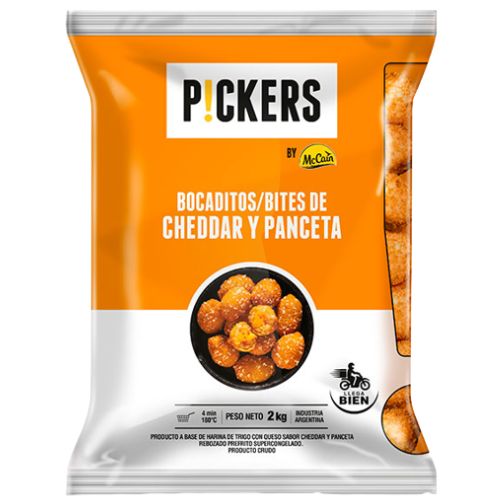 15687 BOCADITOS CHEDDAR Y PANCETA P!CKERS MCCAIN X 2 KG                                                                                                                                                                                                         