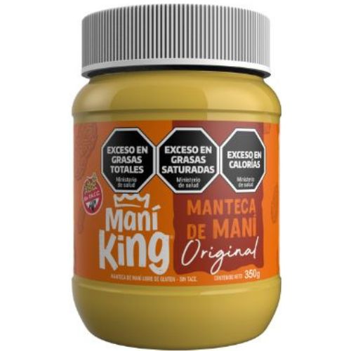 15730 MANTECA DE MANI ORIGINAL KING X 350 GR SIN TACC                                                                                                                                                                                                           