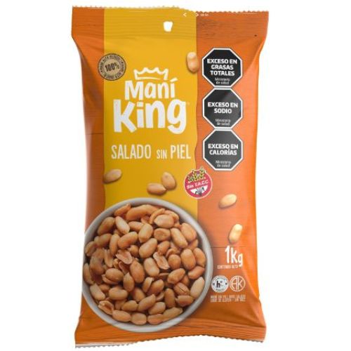 15731 MANI REPELADO SALADO KING X 1KG SIN TACC                                                                                                                                                                                                                  