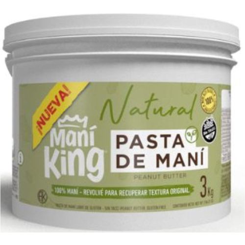 15734 PASTA DE MANI KING X 3KG SIN TACC                                                                                                                                                                                                                         