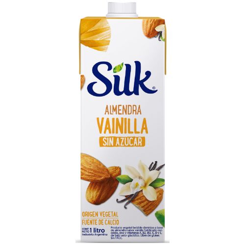 15808 LECHE DE ALMENDRAS VAINILLA SILK SIN AZUCAR X 1LT SIN TACC                                                                                                                                                                                                