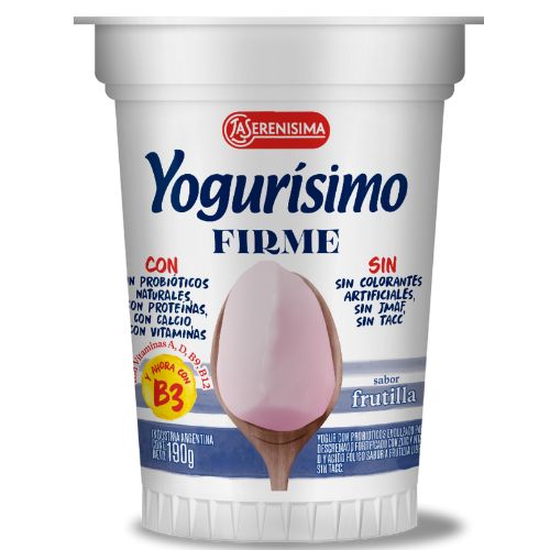 15809 YOGUR FIRME FRUTILLA YOGURISIMO X 190 GR                                                                                                                                                                                                                  