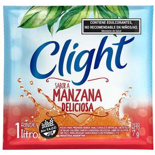 16026 JUGO CLIGHT MANZANA DELIC. X 20 SOBRES                                                                                                                                                                                                                    