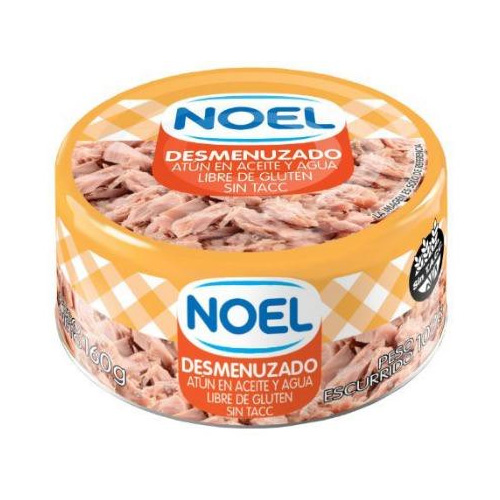 16185 ATUN DESMENUZADO EN ACEITE NOEL X 170 GRS SIN TACC                                                                                                                                                                                                        