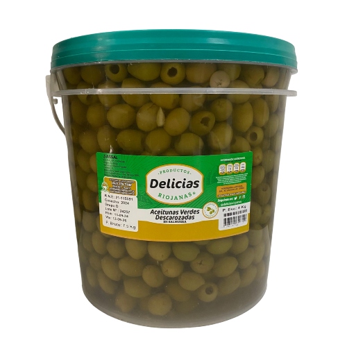 16230 ACEITUNAS VERDES DESCAROZ. DELI. RIOJANAS X 4 KGS                                                                                                                                                                                                         