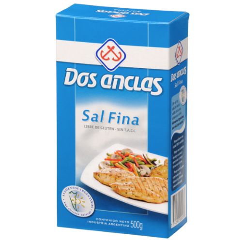 1634 SAL FINA DOS ANCLAS ESTUCHE X 500 GR                                                                                                                                                                                                                      