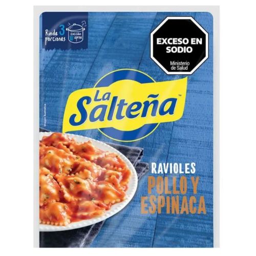 16468 RAVIOLES POLLO Y VERDURA LA SALTEÑA X 450 GRS                                                                                                                                                                                                             