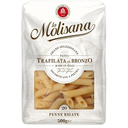 16673 FIDEOS PENNE RIGATE LA MOLISANA X 500 GRS                                                                                                                                                                                                                 