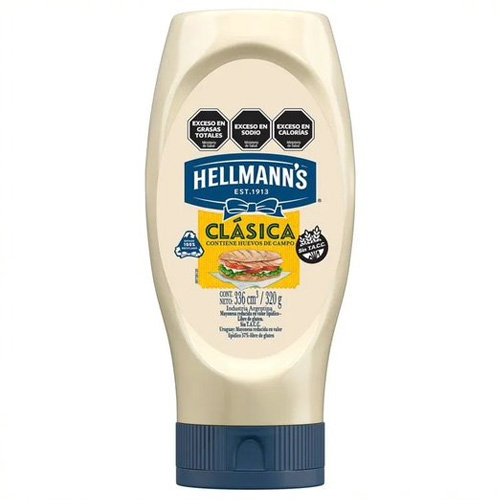 16747 MAYONESA HELLMANN'S POMO X 320 GRS                                                                                                                                                                                                                        