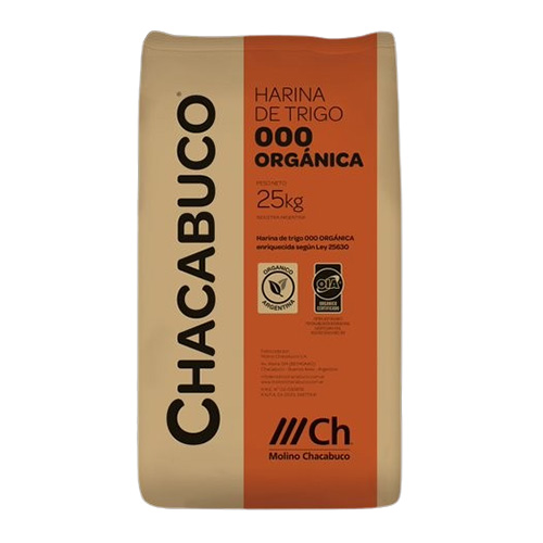 16841 HARINA 000 ORGANICA CHACABUCO X 25 KGS                                                                                                                                                                                                                    