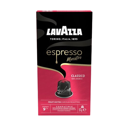 16852 CAPSULAS ESPRESSO CLASSICO LAVAZZA X 10 UDS                                                                                                                                                                                                               