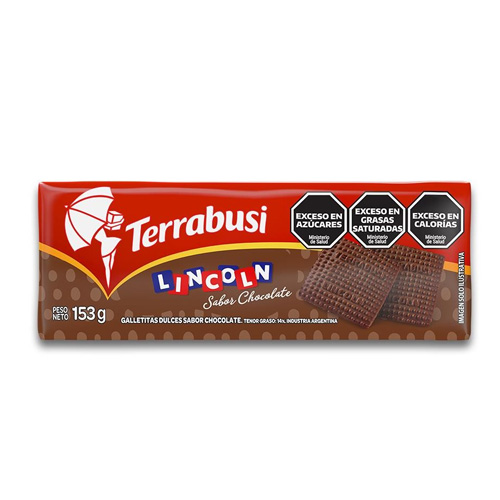 16886 GALLETITAS LINCOLN CHOCOLATE  60 X 153G                                                                                                                                                                                                                   