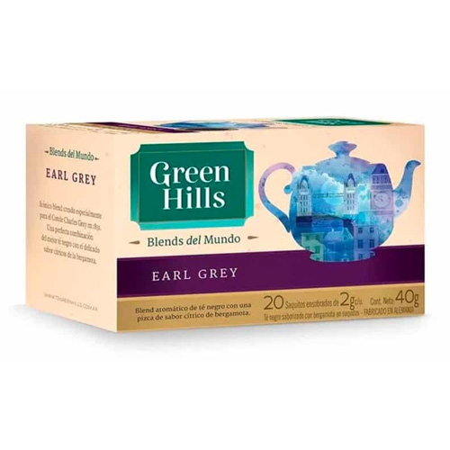 16907 TE EARL GREY GREEN HILLS X 20 UDS                                                                                                                                                                                                                         