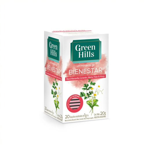 16908 TE BLEND BIENESTAR GREEN HILLS X 20 UDS                                                                                                                                                                                                                   