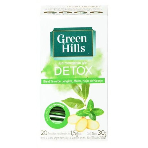 16910 TE DETOX GREEN HILLS X 20 UDS                                                                                                                                                                                                                             