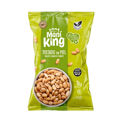 16927 MANI REPELADO SIN SAL KING X 1 KG SIN TACC                                                                                                                                                                                                                