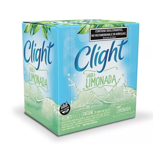 16933 JUGO CLIGHT LIMONADA X 20 SOBRES                                                                                                                                                                                                                          