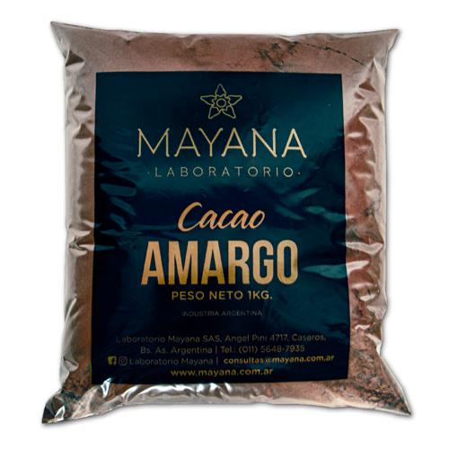 1747 CACAO AMARGO MAYANA X 1 KG SIN TACC                                                                                                                                                                                                                       