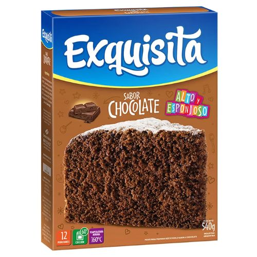 2002 BIZCOCHUELO EXQUISITA CHOCOLATE X 540 GR                                                                                                                                                                                                                  