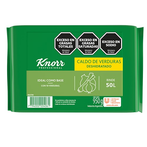 2036 CALDO DE VERDURA BASE KNORR X 950 GR                                                                                                                                                                                                                      