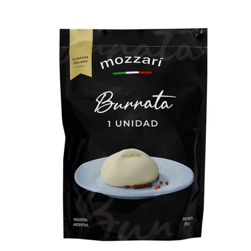 2158 BURRATA MOZZARI X 250 GRS                                                                                                                                                                                                                                 