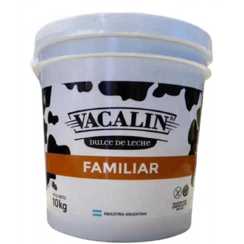 4009 DULCE DE LECHE FAMILIAR VACALIN X 10 KG SIN TACC                                                                                                                                                                                                          