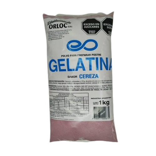 4051 GELATINA DE CEREZA ORLOC X 1 KG                                                                                                                                                                                                                           