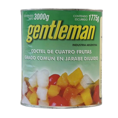 4072 COCTEL DE FRUTAS GENTLEMAN X 3 KG SIN TACC                                                                                                                                                                                                                